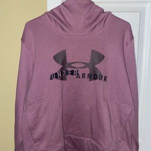 Purple under armor hoodie